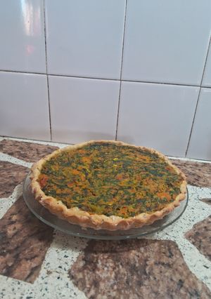 Una foto de Tarta primaveral de lechuga🥬🥬