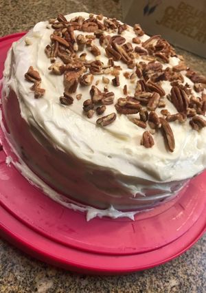 A picture of Italian Creme Cake.