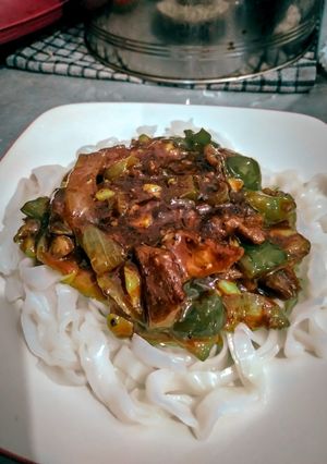 Foto resep Kwetiau beef blackpaper