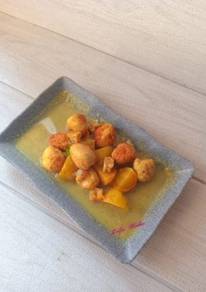 Foto resep Sayur Lodeh Kentang & Telur Puyuh