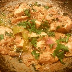 BBQ chicken chilli🍗🌶 A picture of BBQ chicken chilli🍗🌶.