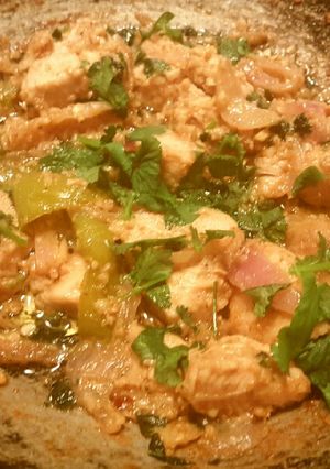 A picture of BBQ chicken chilli🍗🌶.