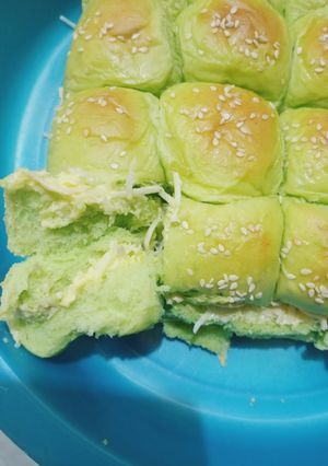 Foto resep Roti sobek pandan keju 🍃