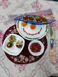 Bread Gulkand Canapes