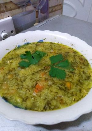 صورة لوصفة شوربة شبت