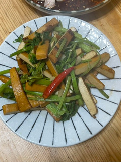 芹菜炒豆乾 的食譜成品照片