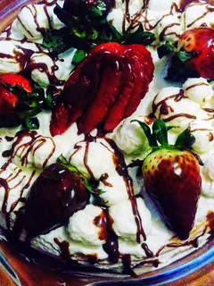 Foto di Torta panna e fragole