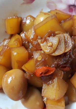 Foto resep Sambel goreng kentang sederhana