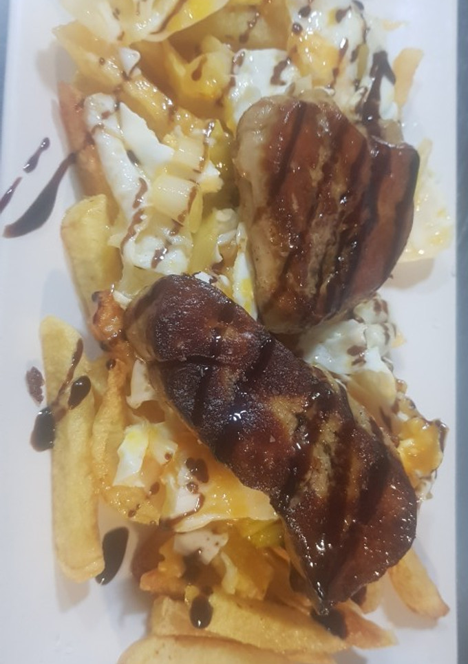 Una foto de Huevos revueltos con foie