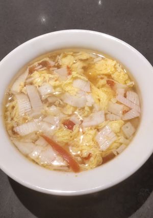 A picture of Egg Drop Soup.