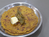 Gluten free Jowar Vegetable Paratha