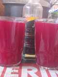 Jus buah bit dan guava