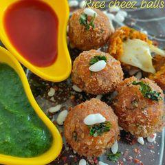 Cheese Rice ball A picture of Cheese Rice ball.