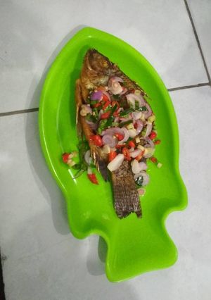 Foto resep Nila goreng sambal matah