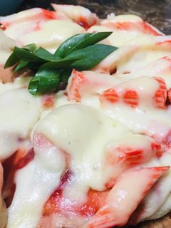 Hình của món Pizza (không dùng lò).