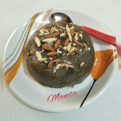 A picture of Sweet potato with jaggery.(sweet potato halwa).