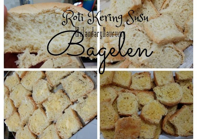 Cara Menyiapkan Roti Kering "Bagelen'' Anti Gagal