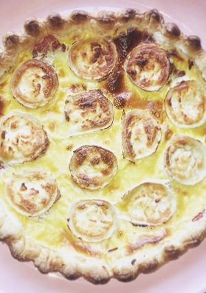 Une photo de Tarte tomate chevre