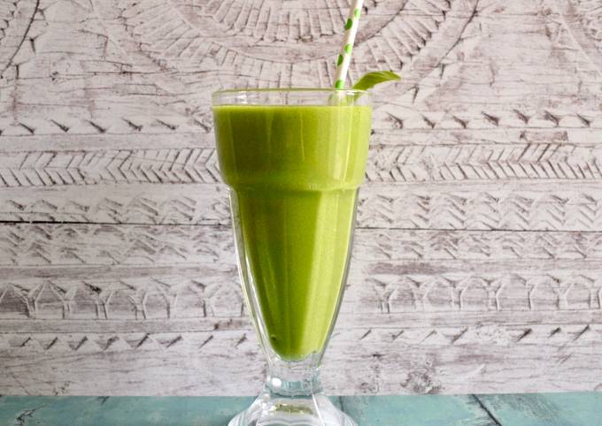 Easiest Way to Prepare Perfect Apple, Mango &amp; Basil Smoothie