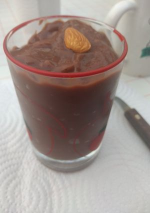 Una foto de Postrecito tipo danette vegano