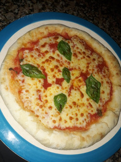 Una foto de Pizza margarita