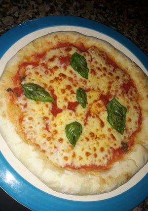 Una foto de Pizza margarita