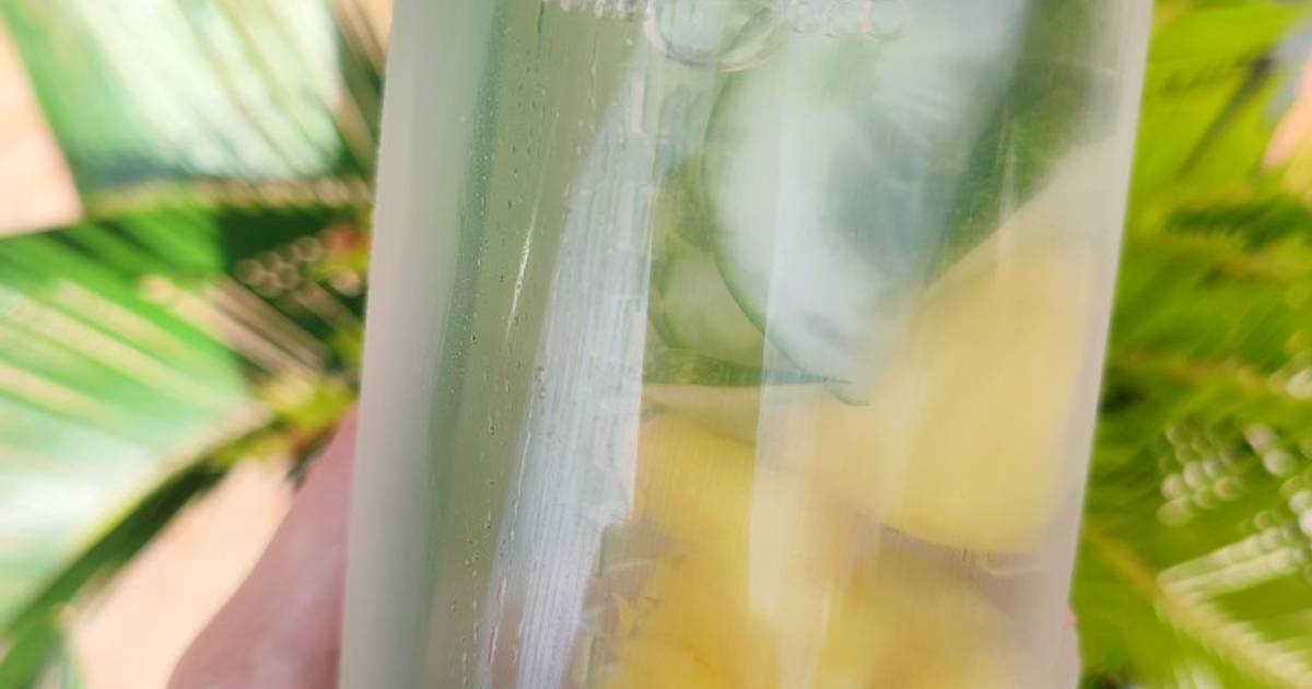 14 resep infused water timun nanas enak dan mudah Cookpad