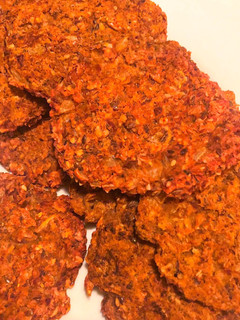 Una foto de Hamburguesas veganas de remolacha y porotos alubia