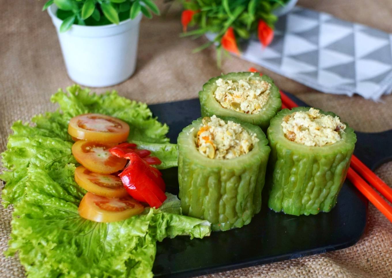 #167 Botok Petai Cina Bungkus Pare