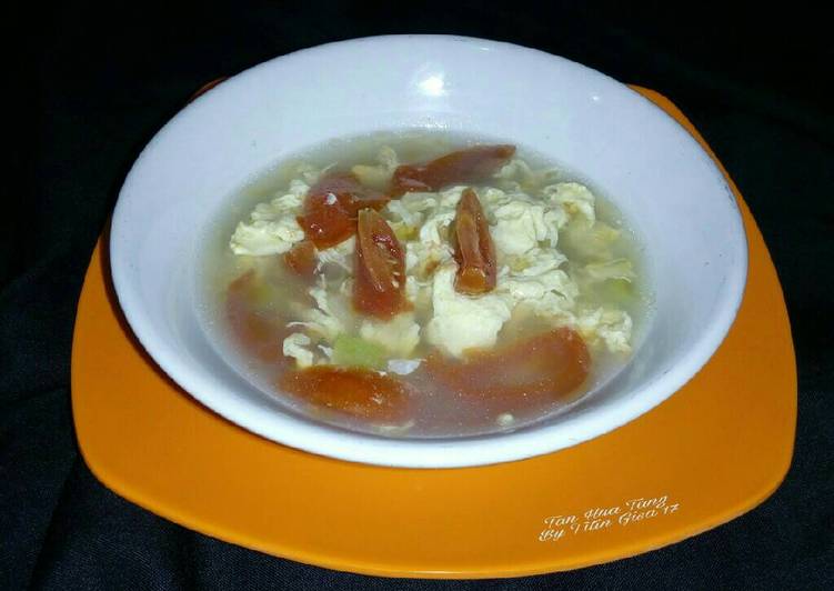 Tan Hua Tang (Sup Tomat Telur) #Pr_asianfood