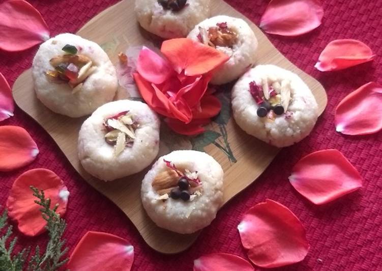 Easiest Way to Make Any-night-of-the-week Rose flavored sondesh