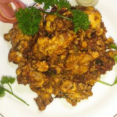 A picture of Maghaz Masala or Brain Masala.