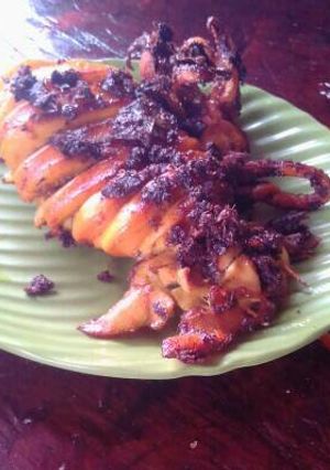 Foto resep Cumi bakar raksasa