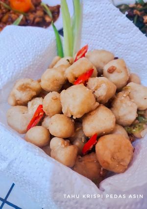 Foto resep Tahu krispi pedas asin