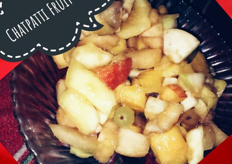 Easiest Way to Make Chatpatti Fruit Chat