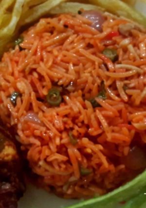 A picture of Whosayna’s Schezwan Rice.