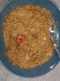 Una foto de Lentejas con chorizo gallego