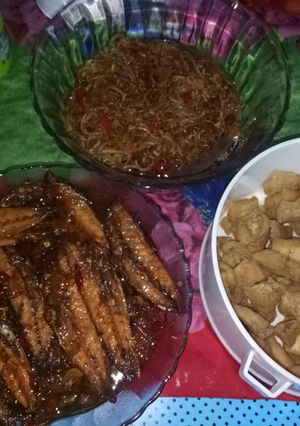 Foto resep ⛔Tahu goreng⛔ krengsengan ikan cuek kranjang⛔tumis toge