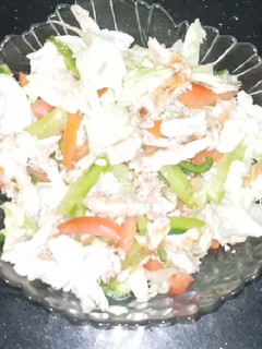 A picture of Grilled chicken salad.