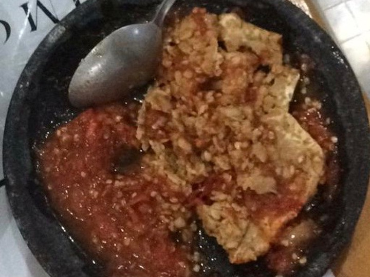 Cara Bikin Sambal tempe kukus Irit Untuk Jualan