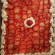 Tarta de fresas y nata