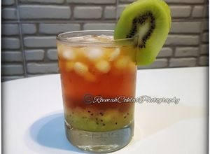 Foto resep Es Teh Kiwi