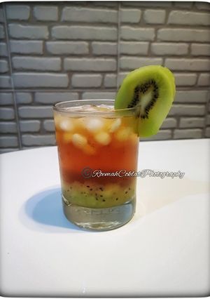 Foto resep Es Teh Kiwi