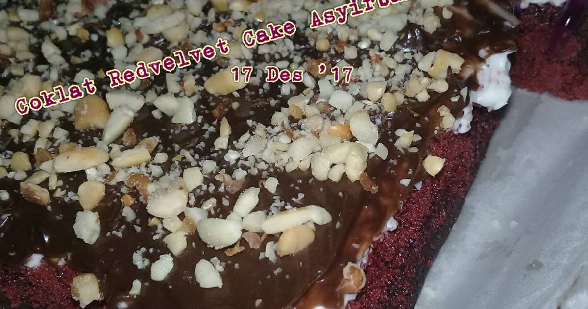 Resep Coklat Redvelvet Cake No Mixer No Oven oleh My'naa Aab Cookpad