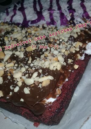 Foto resep Coklat Redvelvet Cake No Mixer No Oven
