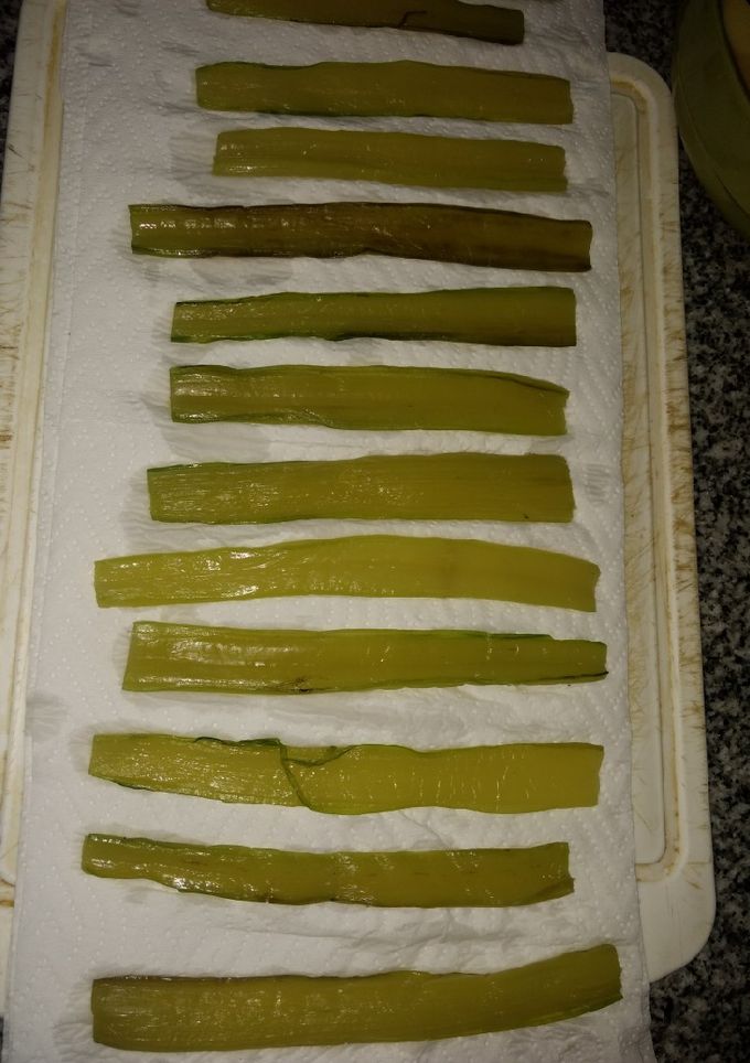 Una foto de Pencas de acelga rebozadas
