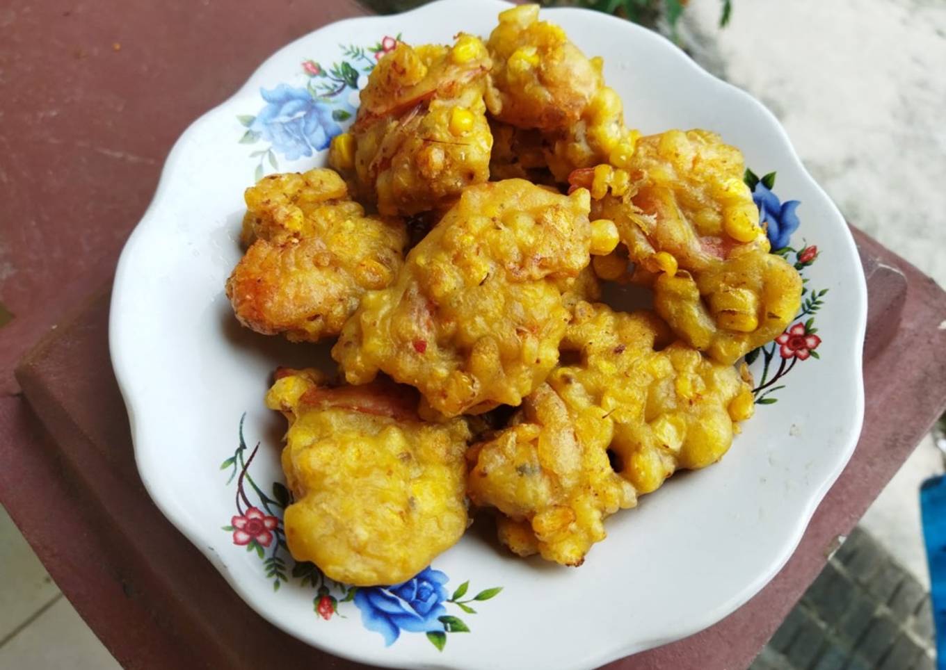 Bakwan Jagung Udang Simpel