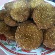 اقراص السمسم المسكرة