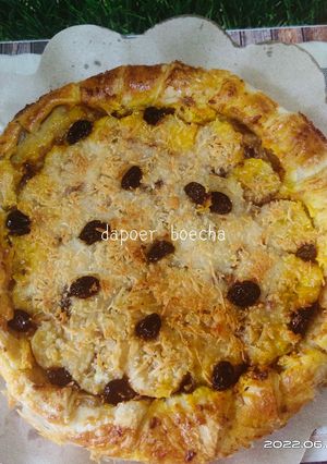 Foto resep Pizza banana coklat keju