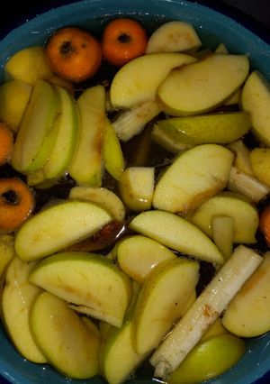 Una foto de Ponche de frutas